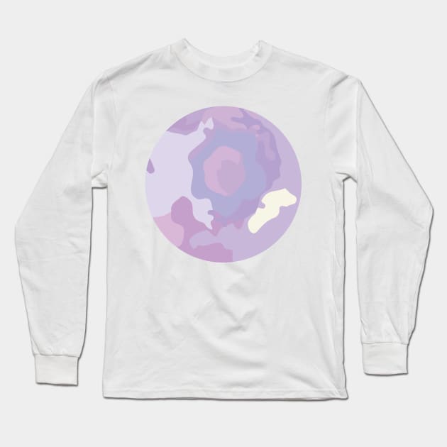 Blueberries Purple Long Sleeve T-Shirt by DenAlex